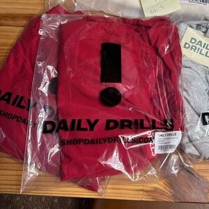 Daily Drills Red valentines drop pajamas